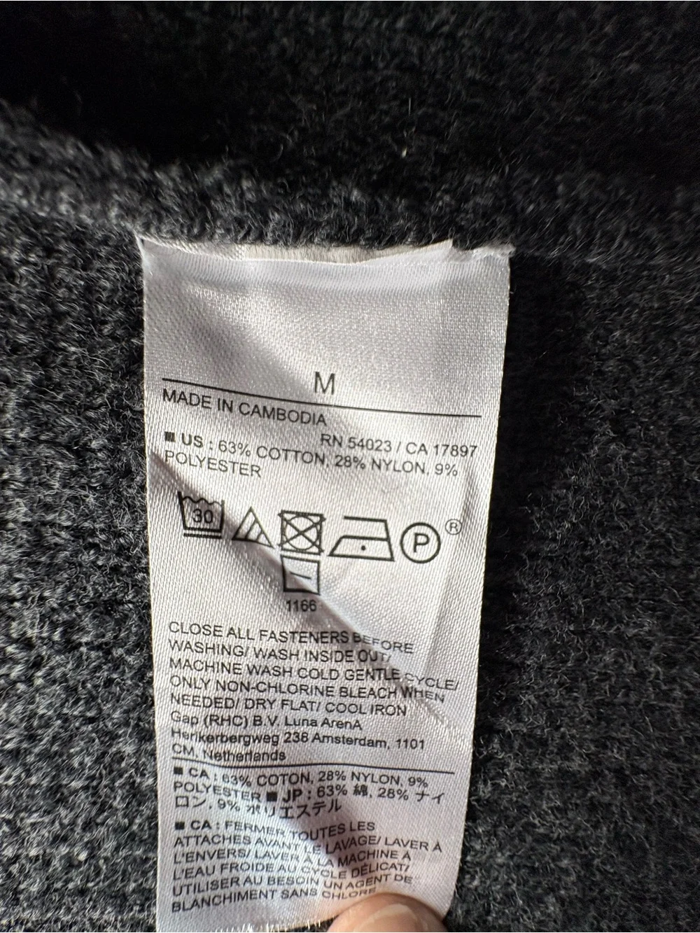 Banana Republic Men's Shawl Collar Double-Breasted Cardigan - Gray